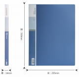 得力 5002 A4  20頁(yè)資料冊(cè)