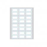 得力 7194 自粘性標(biāo)簽 24*27mm*12枚*12張