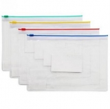 得力 5524  A5 透明拉鏈袋