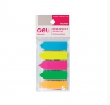 得力 9064 熒光膜指示標簽 44*12mm*5條