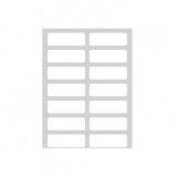 得力 7180 自粘性標簽 13*38mm*14枚*12張